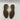 Women’s Lucky Brand Causia Brown Ankle Strap Flat Size 7M Lucky Brand