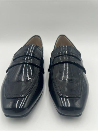 Women’s Steve Madden Romik Slip On Loafers Black Patent Size 6 Steve Madden