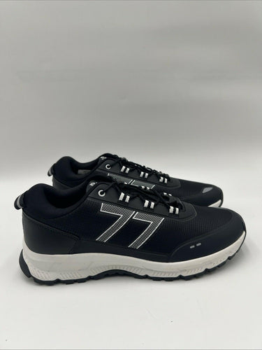 Women’s Le TIGRE Bowery Sneaker Black Mesh Canvas Size 6.5 M Le Tigre