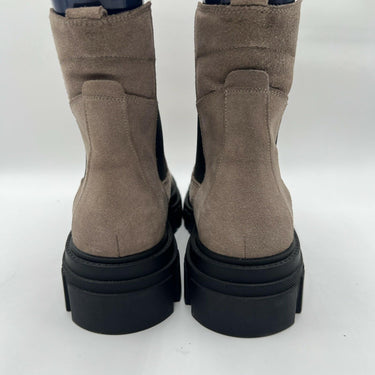 Women’s Marc Fisher Meron Beige suede lug-sole bootie Size 9 Marc Fisher