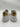 Versace Medusa Low white sneakers metallic gold heel counter Size 43 Versace