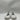 Saint Laurent Andy perforated leather sneakers in Babycat white / Black Size 42 Saint Laurent