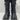 Women’s Moncler Gaia Pocket Puffer Snow Fleece Trim Black Boots Size 37 Moncler
