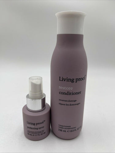 Living Proof Restore Condition 8.Oz & Perfecting Spray 1.7 Oz Living Proof