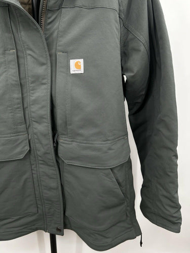 Carhartt Woman’s Green Super Dux Relaxed Fit Insulated Traditional Coat Size S