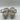 Nina Sandals Woman’s Silver Strappy Genaya-FY Glitter Spool Heel Size 10M Nina