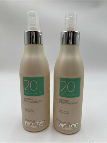 Biotop Professional 20 volumizing boost hair Splay 8.45oz Lot Of 2 Biotop Professional