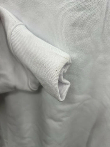 Champion Hoodie Mens White Reverse Weave Embroidered C Logo Fleece XL Champion