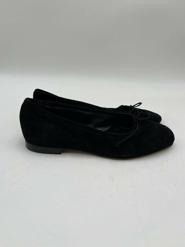 Women’s Manolo Blahnik Veralli ballet flats bow Black Suede Size 36 Manolo Blahnik