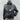 NWT Girls DKNY black faux-leather Full Zip puffer Black jacket Size M 10/12 DKNY