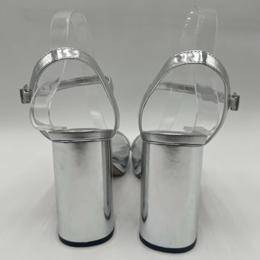 NWOB Mix No. 6 Sundra Sandals Women's Silver Size 9M/40 Mix No. 6