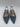 Steven New York Malina Flats Blue Jean Woven Pointed Toe Shoes Size 8 Steven by Steve Madden
