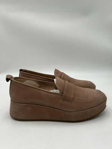 Eileen Fisher Nude Oiled Nubuck Platform Loafer Womens SIZE 9.5 Eileen Fisher