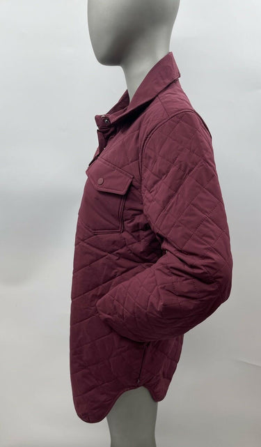 NWT Mondetta Outdoor Project women's long quilted button-up jacket Wine Size S MONDETTA