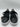 Gabor Cervo Schwarz Ice Black Leather Platform Sneaker Womens SIZE 7.5 M Gabor