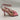 Bottega Veneta Women's Stretch Strap Heeled Sandals Pink Leather Size 36 Bottega Veneta