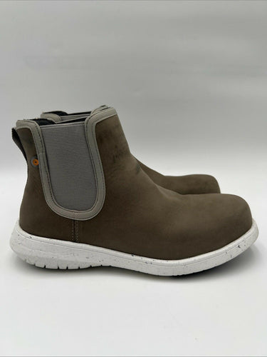 BOGS Cypress Chelsea Nano-Composite Safety Toe Taupe Size 6 Bogs