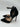 Women’s Gianvito Rossi Annabelle pumps Black pleated tulle ruffle trim Size 35 GIANVITO ROSSI