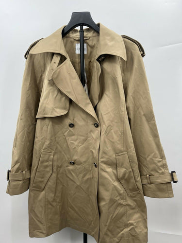 Cyrus Trench Coat Womens Camel Double Breasted Long Jacket CT092333 Classic M Medium