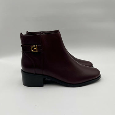 Women’s Cole Haan Holis Buckle Bootie in bloodstone leather Size 10B Cole Haan