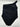 Coastal Blue black, wireless one-shoulder one-piece swimsuit, Size 1X Coastal