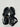 Christian Dior "Dior Up" flat thong sandals Black Leather / Suede Size 37 Dior