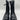 Rocky Side Zipper Jump Black Leather Lace Up Boots Size 5MW ROCKY