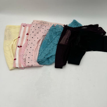 Lot Of 6 Victoria's Secret Panties Mix Colors Size S Victoria's Secret