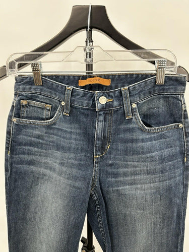 Joe’s Jeans Womans Cuff Slim Straight Jeans Dark Blue Wife Cuffed Hems Size 25 Joe's Jeans