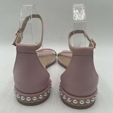 Women’s Stuart Weitzman Nudistcurve Pearl sandals in a pink leather Size 6B Stuart Weitzman