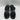 Women’s Moncler Ginette knit-cuff rubber rain boots in black Size 35 Moncler