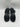 Women’s Moncler Ginette knit-cuff rubber rain boots in black Size 35 Moncler