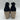 Crown Vintage Jaussie Espadrille Wedge Sandal Black Suede size 8M Crown