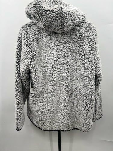Cleveland Browns Gray Sherpa Hooded Jacket Size L