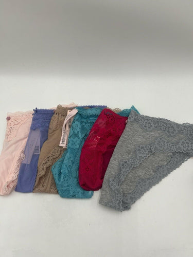 Lot Of 6 Victoria's Secret Panties & Thongs Mix Colors Size M Victoria's Secret