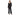 eci V-Neck Chiffon Sleeve Jersey Jumpsuit (Black) Women's Jumpsuit One Piece XS