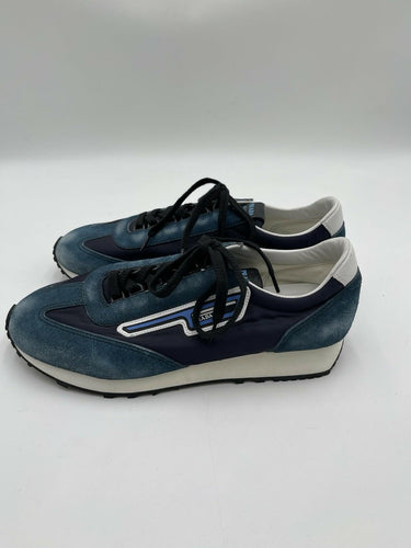 Men’s Prada Milano 70 low-top Lace Up sneakers in blue suede Size 6.5UK PRADA