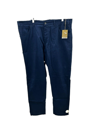 Santorelli Men’s navy blue five-pocket trousers Tailored Silhouette Size 40 NAVY