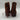 Women's Circle G LD Dark/Brown Lamb Zipper Round Toe Boots Size 7.5M Circle G