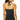 La Blanca Women's V-Neck Halter Tankini Swimsuit Top Swimwear Black Size 8 La Blanca