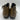 Sugar Brown Faux Leather Double Zipper Low Heel Ankle Booties Womens 10 Sugar