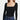 Free People Women's Wind Down Layering Top, Black, L Free People
