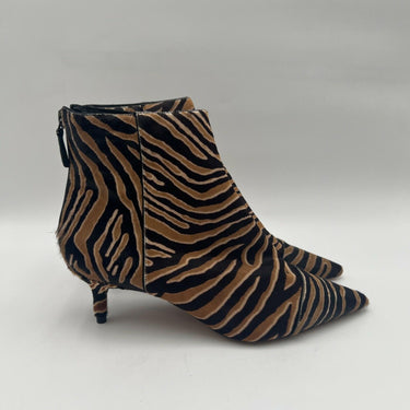 Women’s Alexandre Birman Zebra Print Calf Hair Bootie Size 37 Alexandre Birman