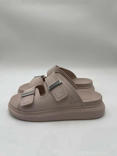 Alexander McQueen Women’s Hybrid Sandals silver-tone hardware Size 41M Alexander McQueen