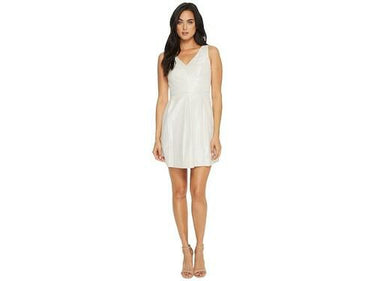 CeCe Womens Metallic Sleeveless Party Dress Size 10 CeCe