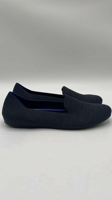 Women’s Rothy's The Loafer Navy Heather Blue Luxury Ballet Flat Size 8.5 Rothy's