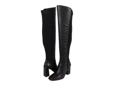 Women's Vince Camuto DREVEN Black Leather knee High Boots size 6 Vince Camuto