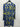Nally & Millie Dress Womens Blue Yellow Brushstroke Print Long Sleeve Midi L Nally & Millie