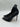 Gianvito Rossi Divine 105 ruffled tulle Black Leather Point Toe Heels Size 39.5 GIANVITO ROSSI