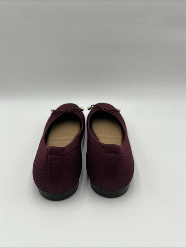 NWB Kelly & Katie Sasha Ballet Flat Women's Mad Maroon Size 6.5M Kelly & Katie